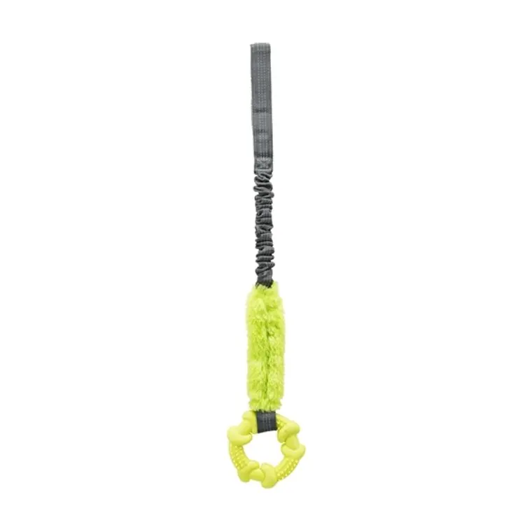 Trixie Bungee Tugger met ring, assorti, 10 x 10 x 56 cm