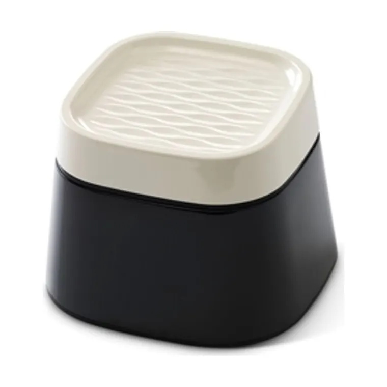 Savic Ergo Cube voerbak, crème/zwart, 22 x 22 x 16 cm