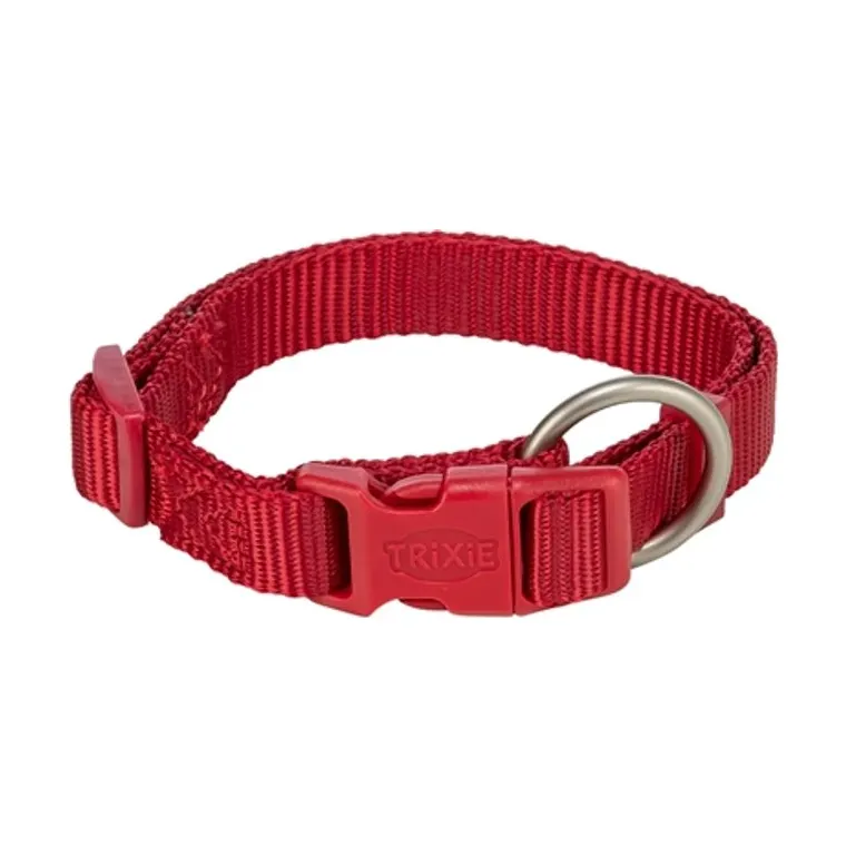 Trixie hondenhalsband Premium, rood, 30-45 x 1,5 cm