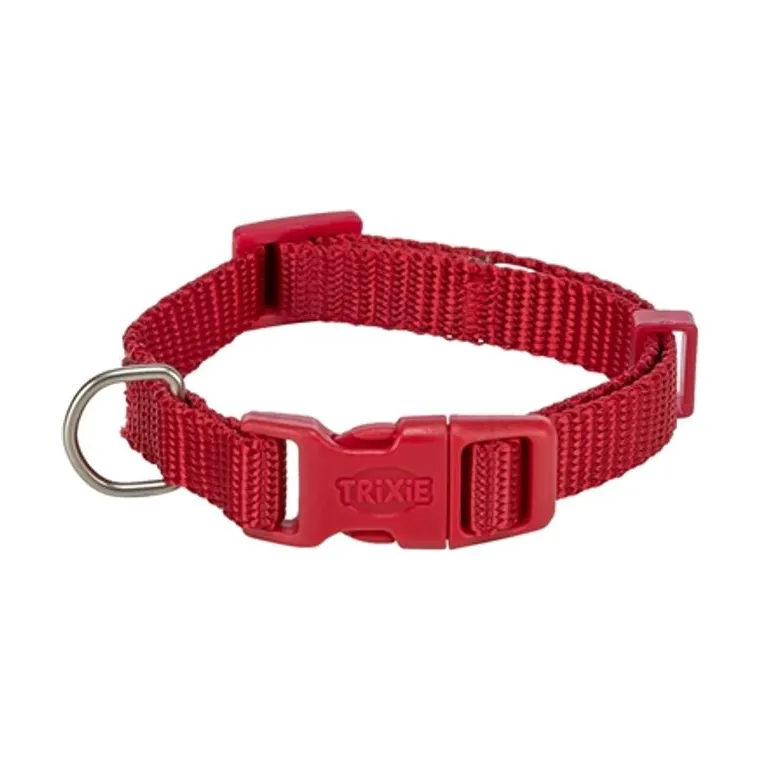 Trixie Collar Premium red, 15–25 × 1 cm