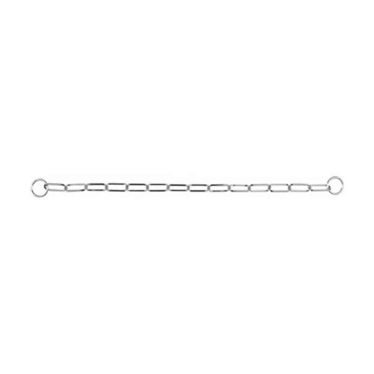 Trixie slipketting lange schakels, 62 x 0,4 cm