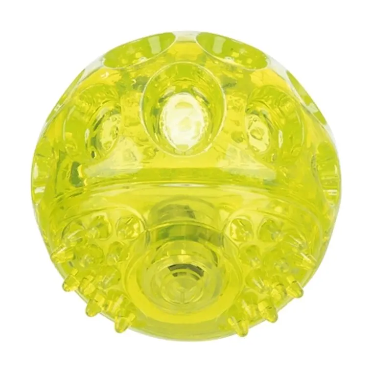 Trixie knipperbal zonder geluid drijvend TPR, assorti, 7,5 x 7,5 x 7,5 cm