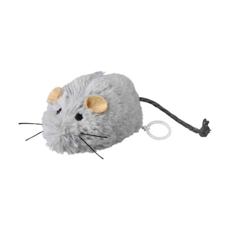 Trixie Plush Mouse Wind-Up Catnip, 8 cm