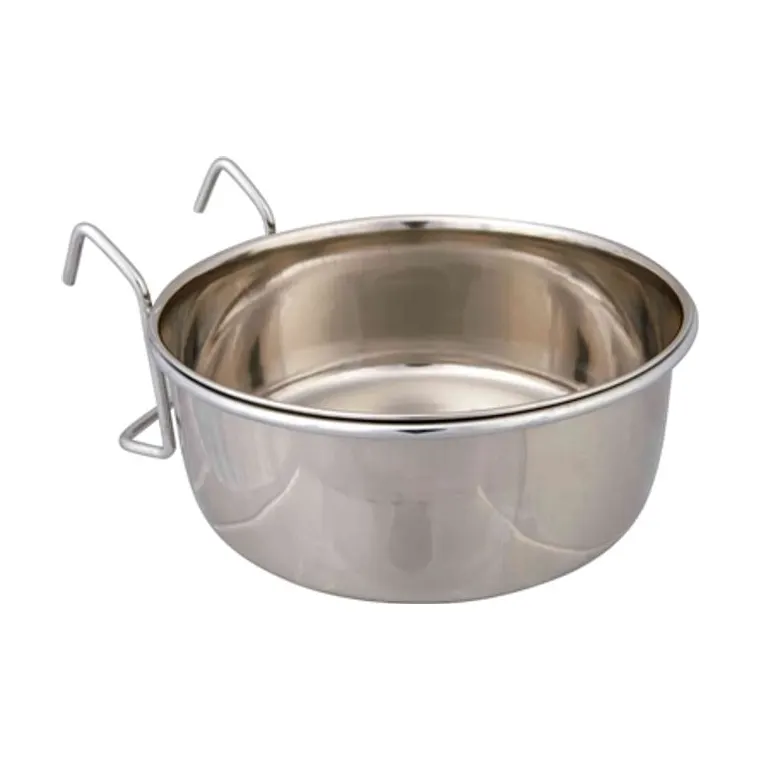 Trixie voerbak met houder om op te hangen RVS, 900 ml 14 cm