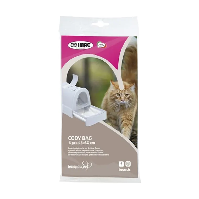 Imac Litter Box Liner Cody for Zuma, 6-pack