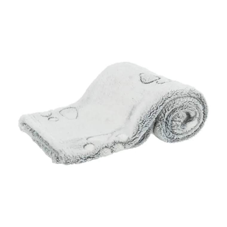 Trixie Blanket Nando fleece Light grey, 75 × 50 cm