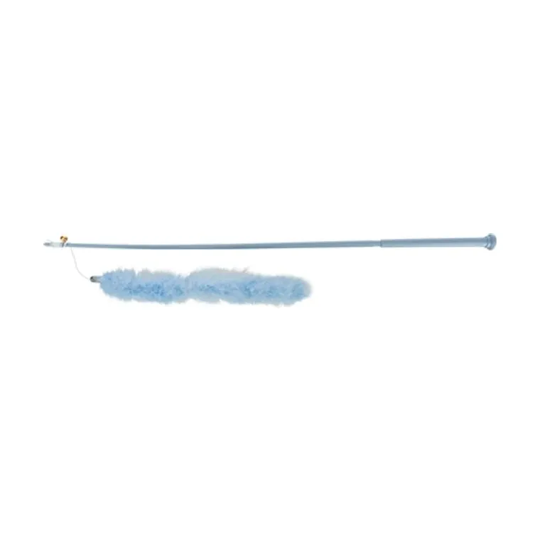 Trixie kattenhengel XXL met veren, assorti, 65 cm