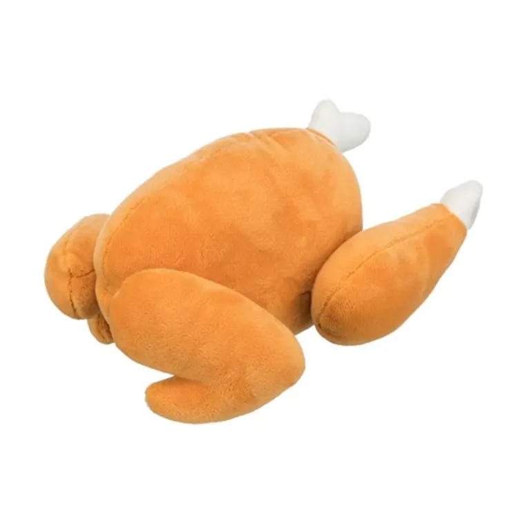 Trixie pluche gebraden kip, 26 cm