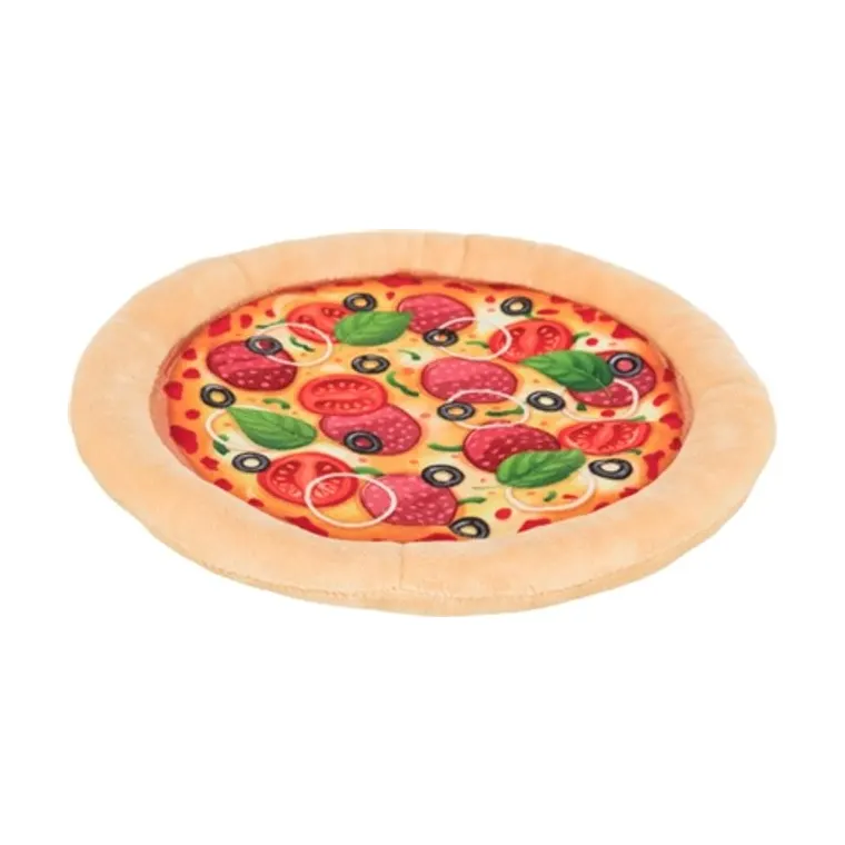 Trixie pluche pizza, 26 cm