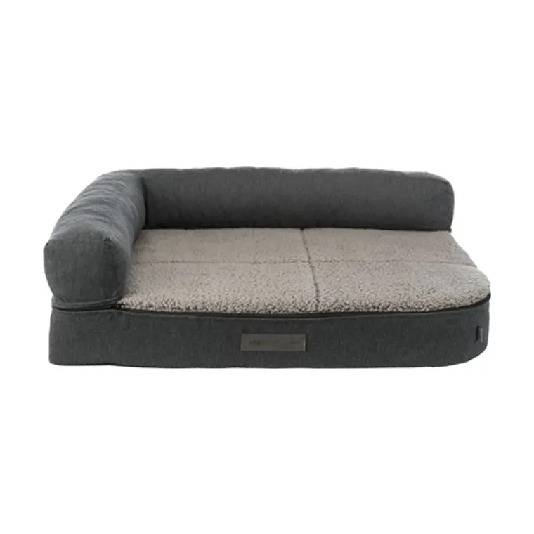 Trixie Vital hondenmand Sofa Bendson orthopedisch, grijs, 100 x 80 cm