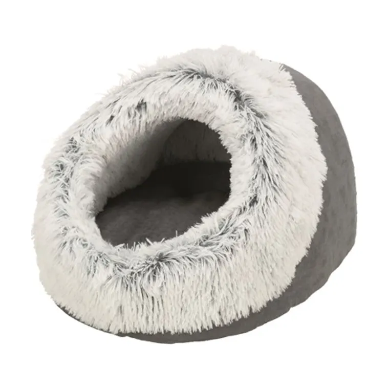 Trixie kattenmand iglo Harvey, grijs/wit-zwart, 41 x 35 x 26 cm