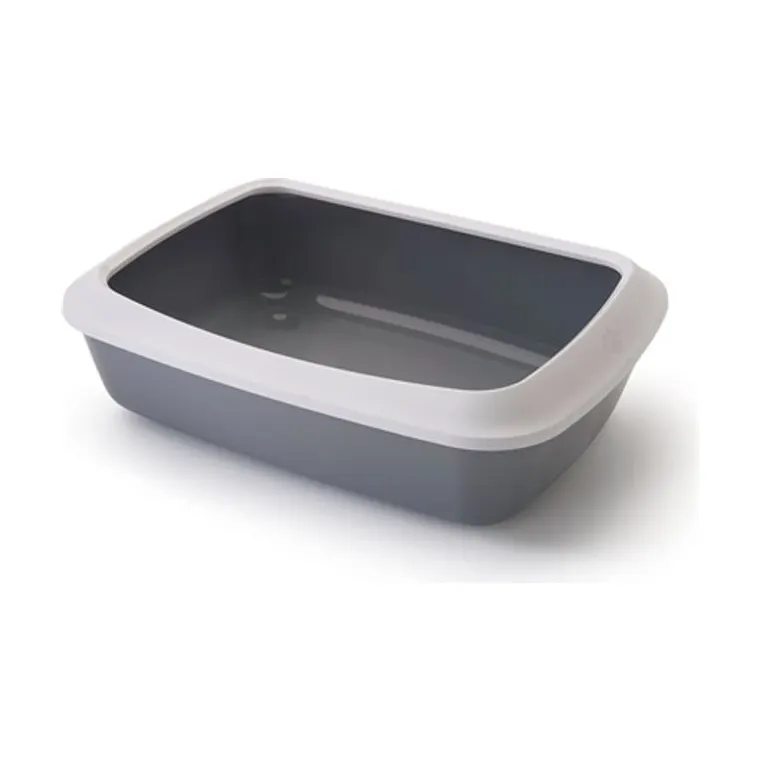Savic Litter Tray IRIZ + Rim grey/white, 42 cm