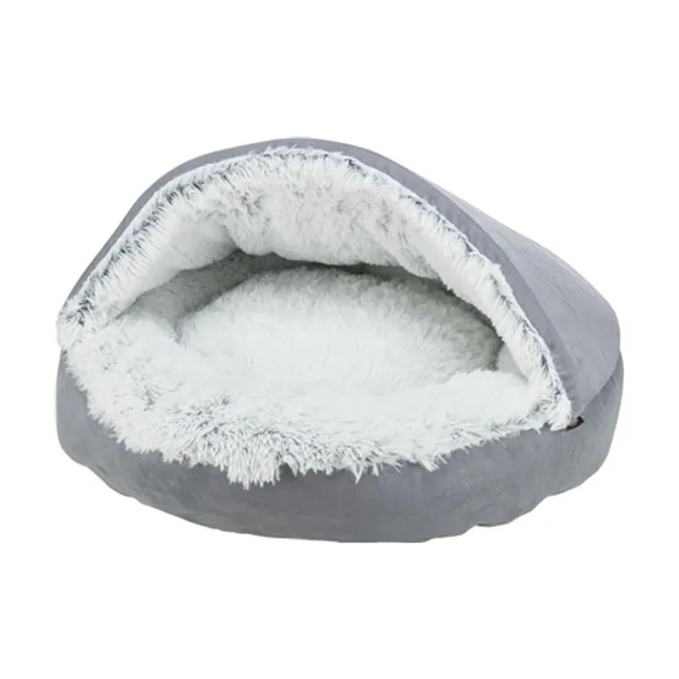 Trixie hondenmand donut Harvey, grijs/wit-zwart, 70 x 70 x 19 cm