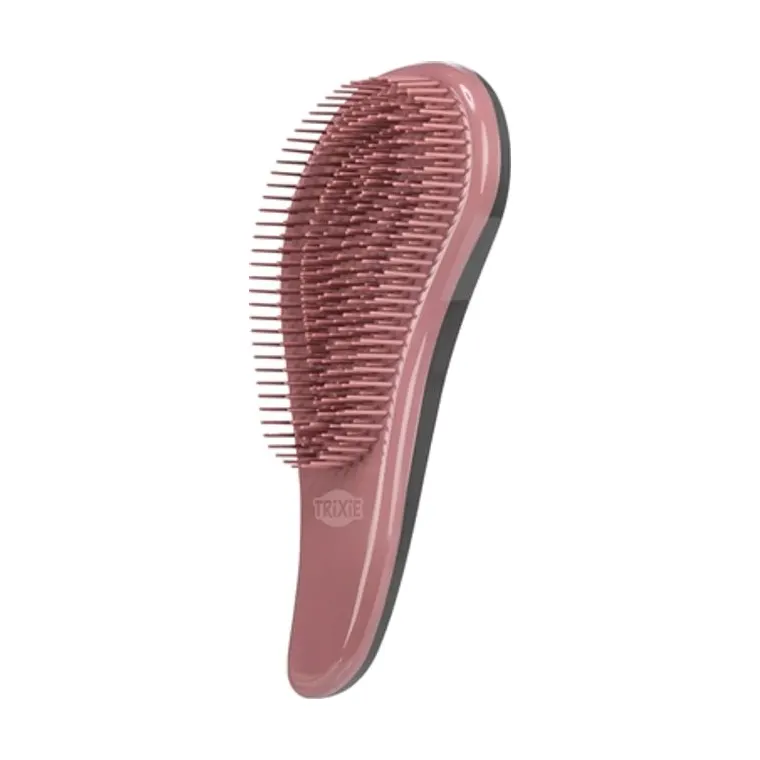 Trixie Slicker Brush Plastic pink/black, 19 cm