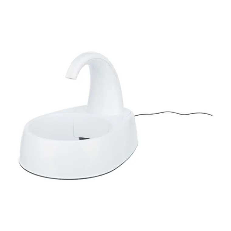 Trixie drinkfontein Curved Stream kunststof, wit, 25 x 35 x 24,5 cm 2,6 l