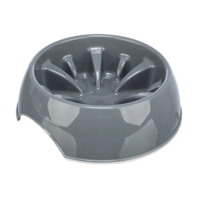Trixie Food Bowl Slow plastic/TPR assorted, 16 cm