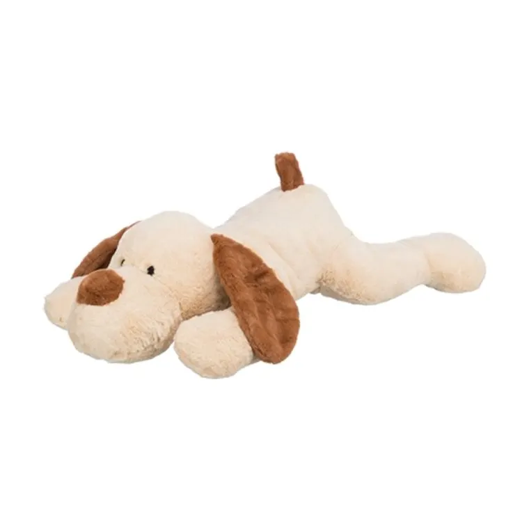 Trixie knuffel hond Benny pluche, beige/bruin, 75 cm