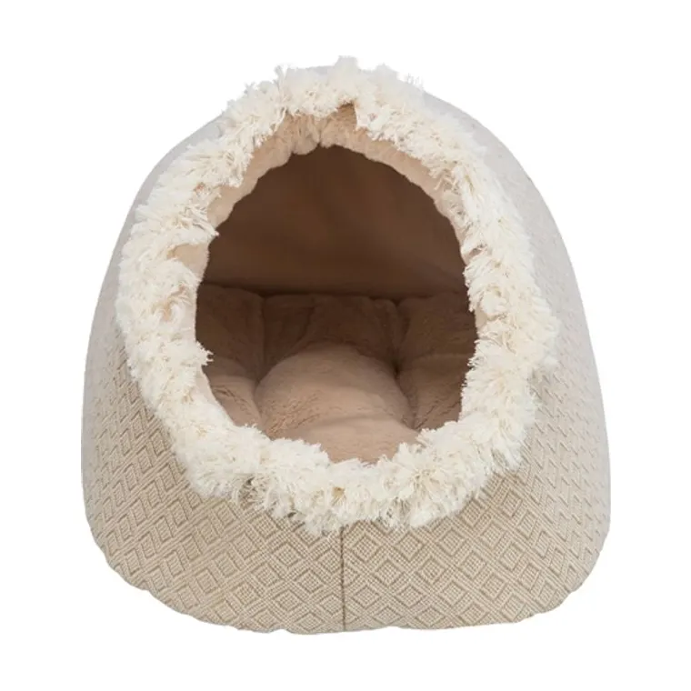 Trixie kattenmand iglo Boho, beige, 35 x 41 x 26 cm