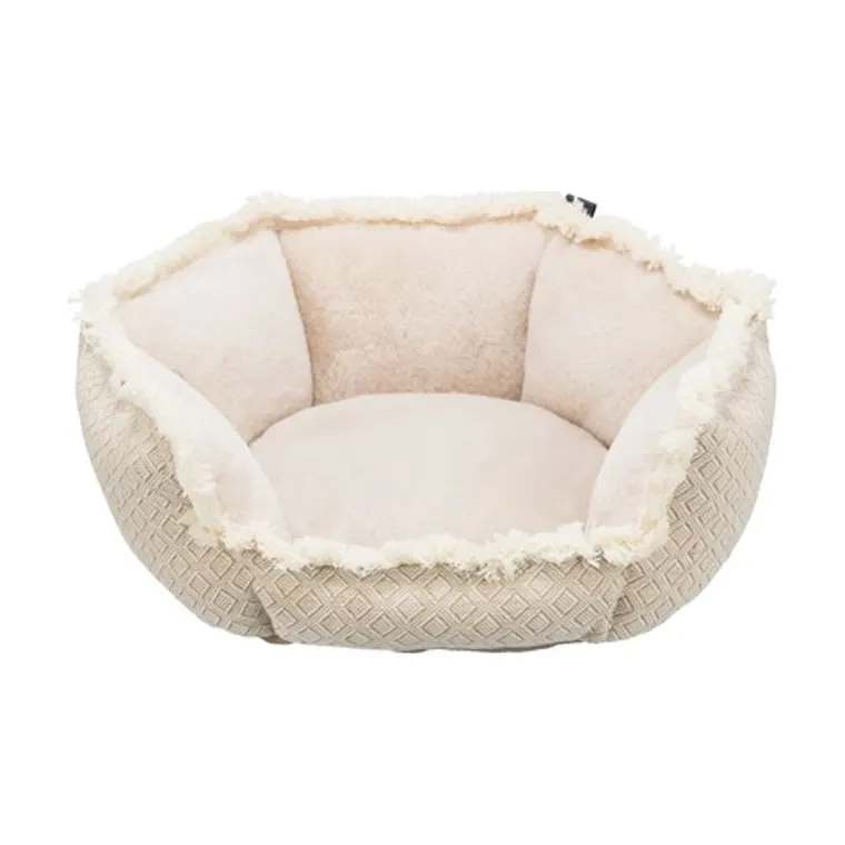 Trixie hondenmand Boho hoekig, beige, 65 x 65 x 19 cm