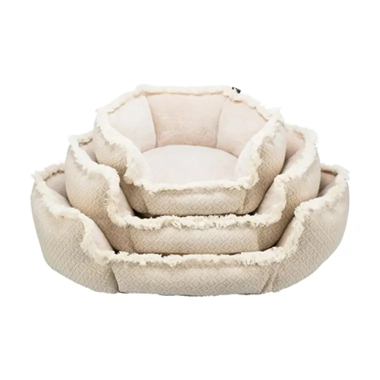 Trixie hondenmand Boho hoekig, beige, 80 x 80 cm