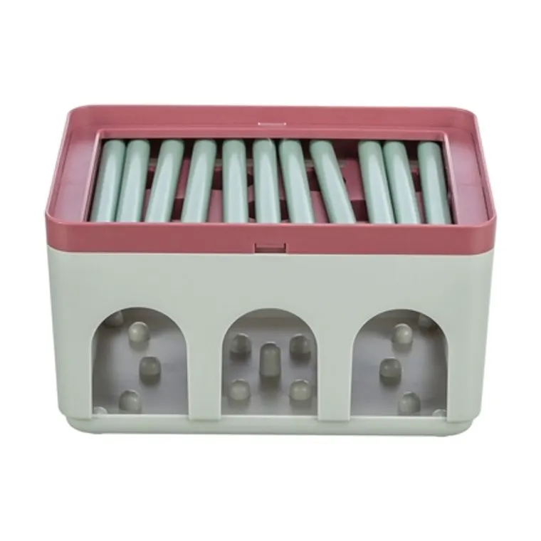 Trixie Cat Activity Rod box, wit/bordeaux, 20 x 16 x 12 cm