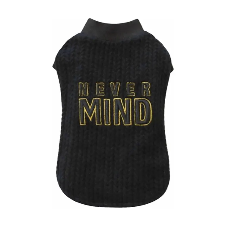 Croci - Sweater Nevermind black, 40 cm