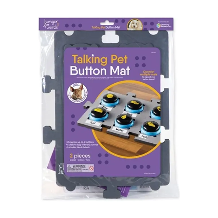 Hunger for Words Talking Pet Button mat, 47, X34, X2, cm
