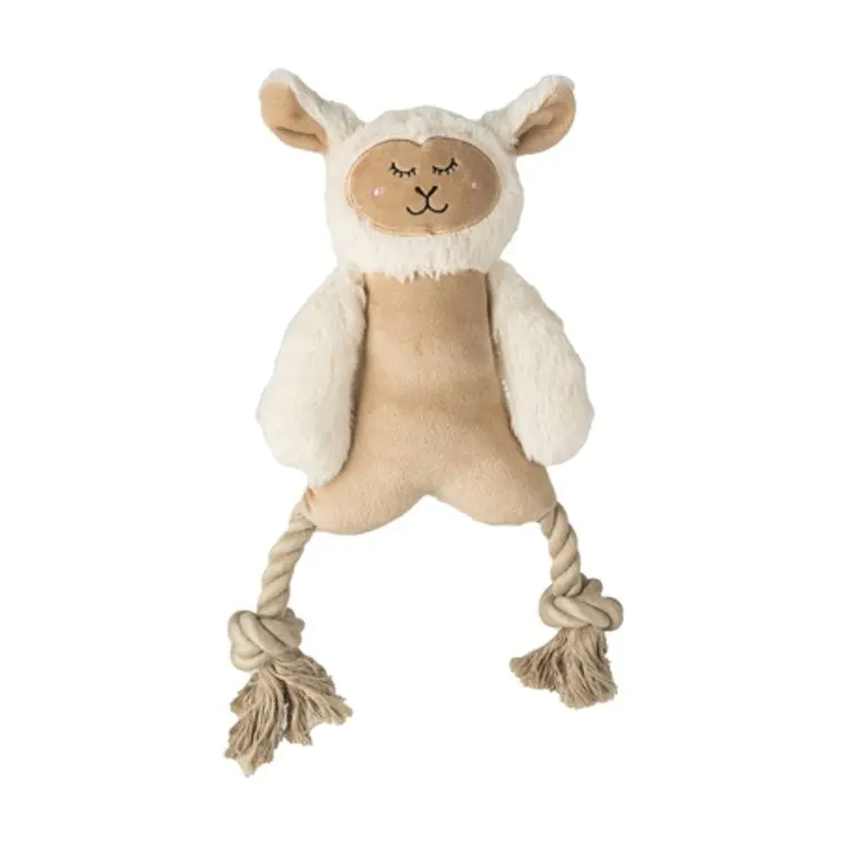 Fofos schaap met flosbenen pluche, 30,5 x 20 x 3,5 cm