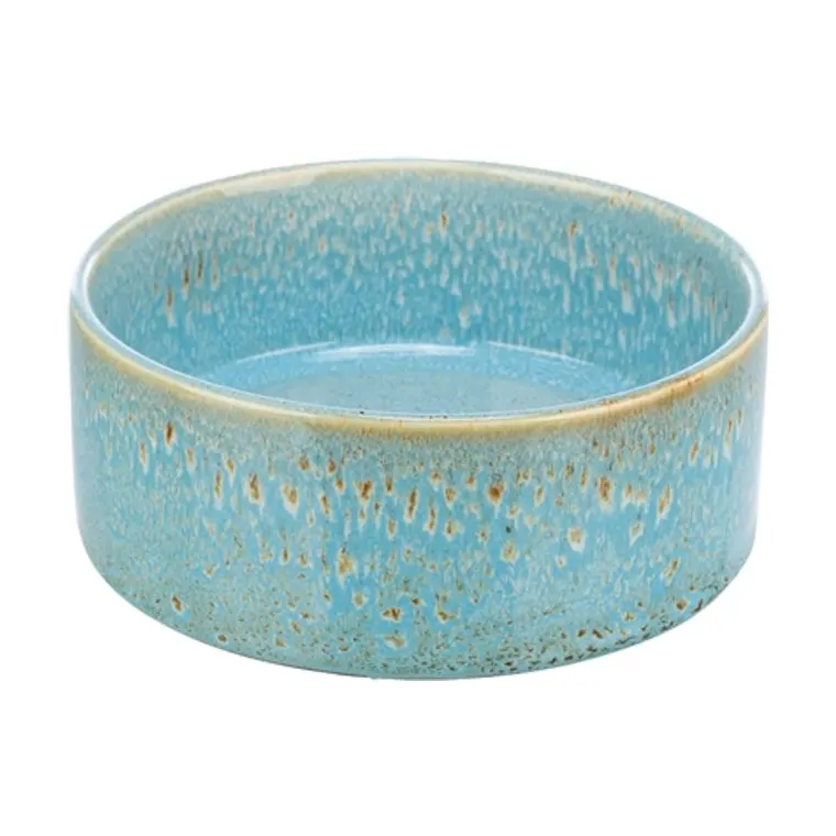 Trixie voerbak/drinkbak keramiek, blauw, 16 x 16 cm 900 ml