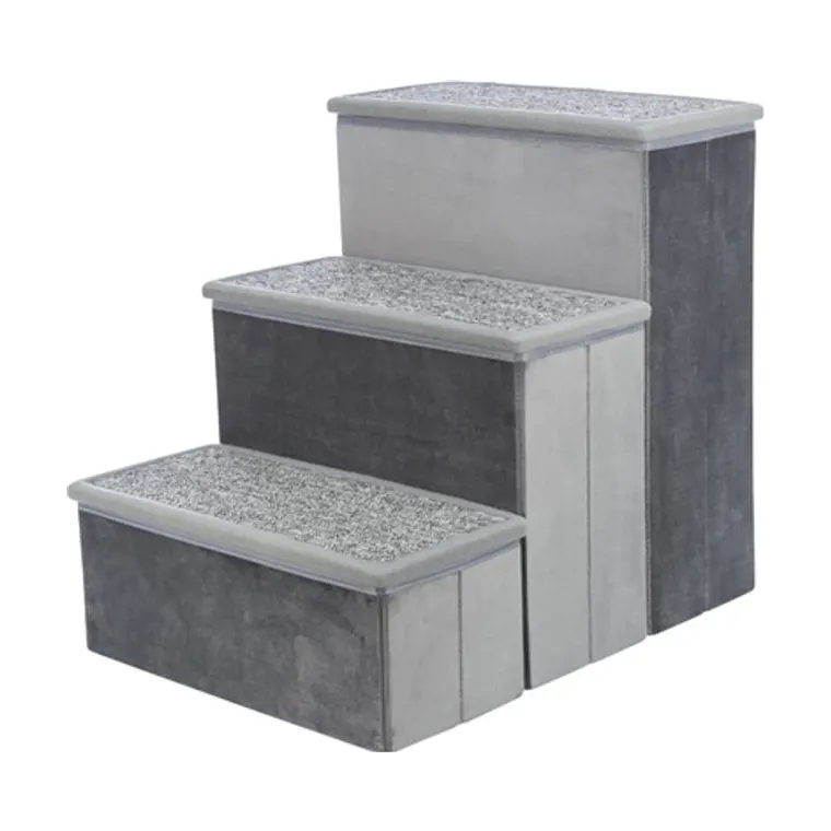 Trixie trap met opbergruimte, grijs, 34 x 50 x 45 cm