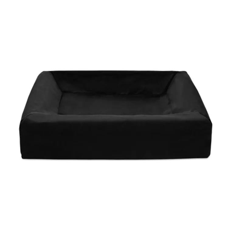 Bia Bed Royal fluweel hoes hondenmand, zwart, BIA-3 70 x 60 x 15 cm