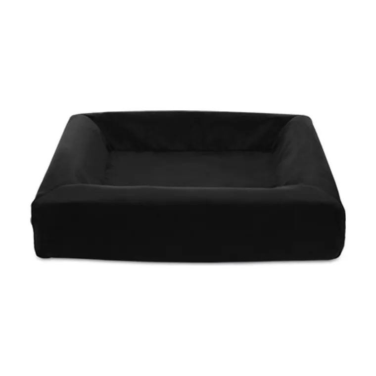 Bia Bed Royal fluweel hoes hondenmand, zwart, BIA-2 60 x 50 x 12,5 cm