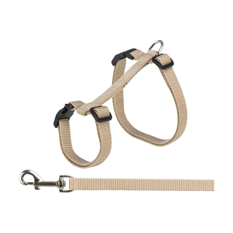 Trixie kattentuig met riem, assorti, 34-57 cm/13 mm 120 cm