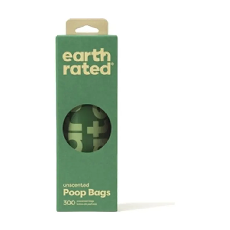 Earth Rated poepzakjes geurloos gerecycled, 300-pack