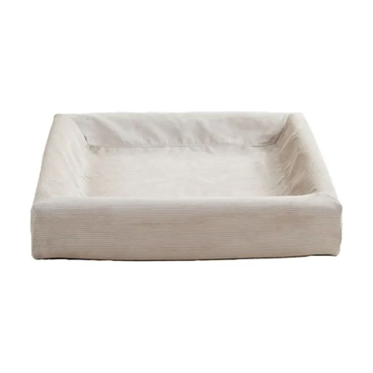 Bia Bed Rib hoes hondenmand, zand, BIA-4 85 x 70 x 15 cm