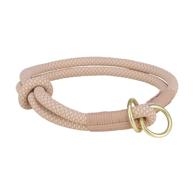 Trixie hondenhalsband zacht halfslip, roze/lichtroze, 55 x 1 cm