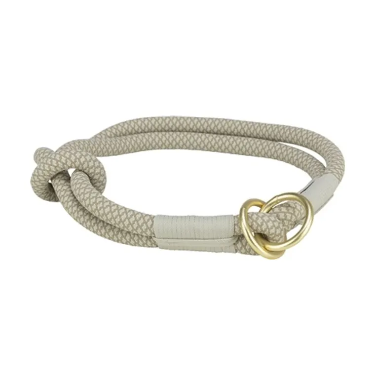 Trixie hondenhalsband zacht halfslip, grijs/lichtgrijs, 40 x 1 cm