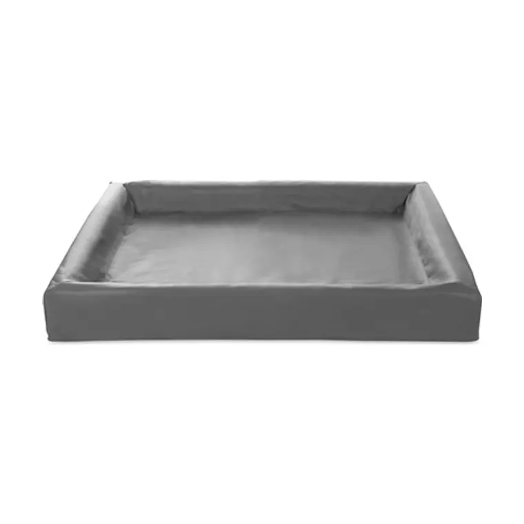 Bia Bed kunstleer hoes hondenmand, grijs, BIA-7 120 x 100 x 15 cm