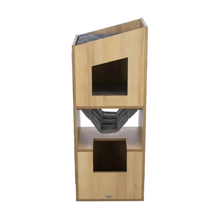 Trixie Citystyle kat Tower, bruin/grijs, 105 cm