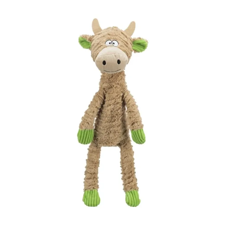 Trixie hondenspeelgoed koe pluche touw, 50 cm