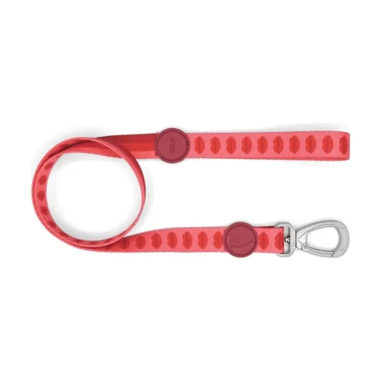 Morso hondenriem gerecycled Lipstick, roze, 120 x 1,5 cm 6-20 kg
