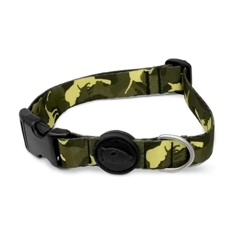 Morso hondenhalsband gerecycled Full Metal Dog, bruin, 37-58 x 2,5 cm
