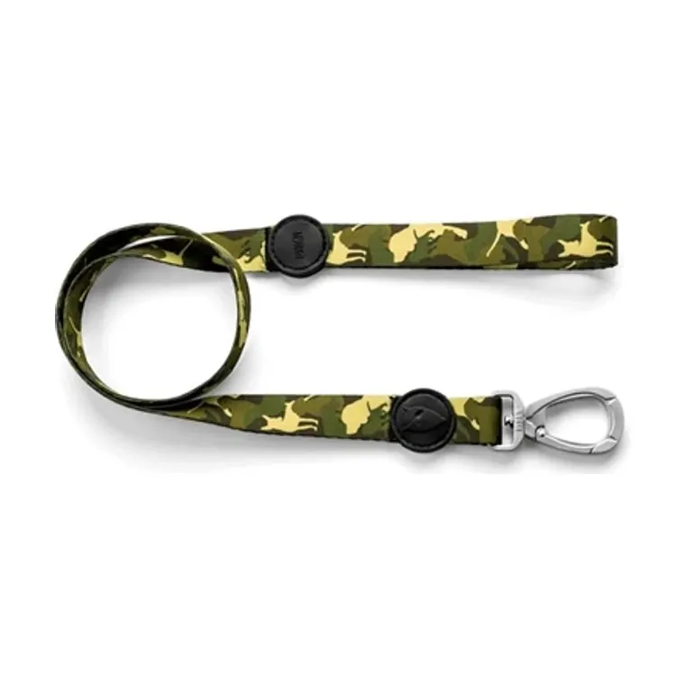Morso hondenriem gerecycled Full Metal Dog, bruin, 120 x 1,5 cm tot 6 kg