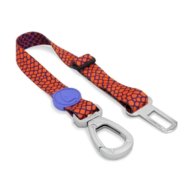 Morso honden autogordel gerecycled Urban Lizard, rood, 40-65 x 1,5 cm tot 20 kg
