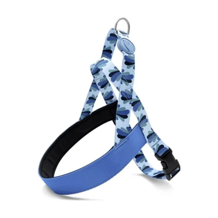 Morso Norwegian hondentuig gerecycled Splash, blauw, 46-60 x 42 cm
