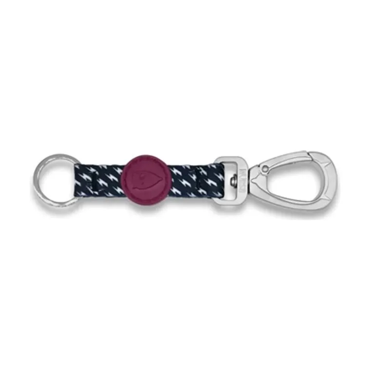 Morso Key Cord sleutelhanger gerecycled Power Flow, zwart, M