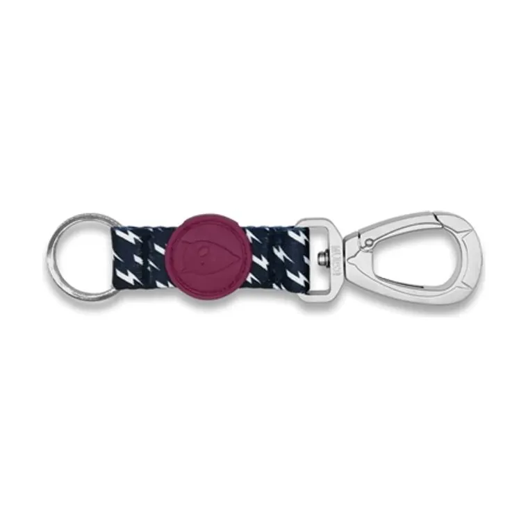 Morso Key Cord sleutelhanger gerecycled Power Flow, zwart, L