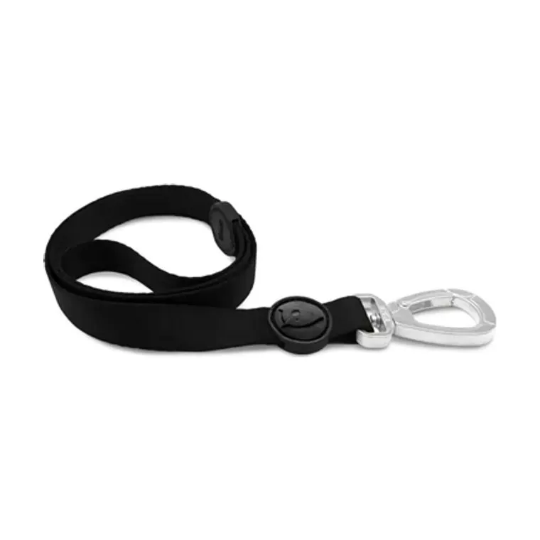 Morso hondenriem gerecycled Pureness, zwart, 120 x 1,5 cm 6-20 kg