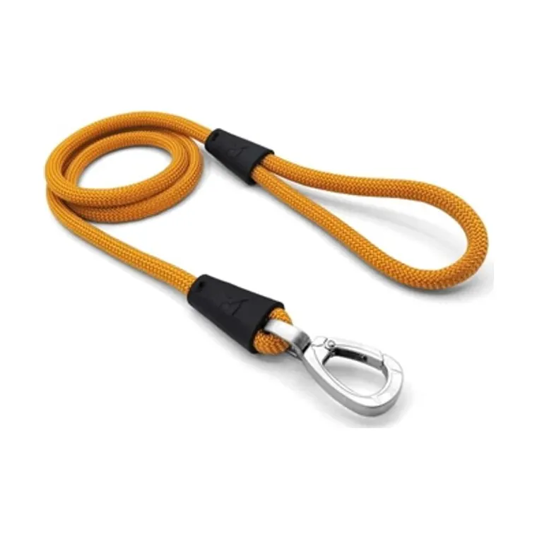 Morso hondenriem Regular Rope gerecycled, goud, 120 x 1 cm