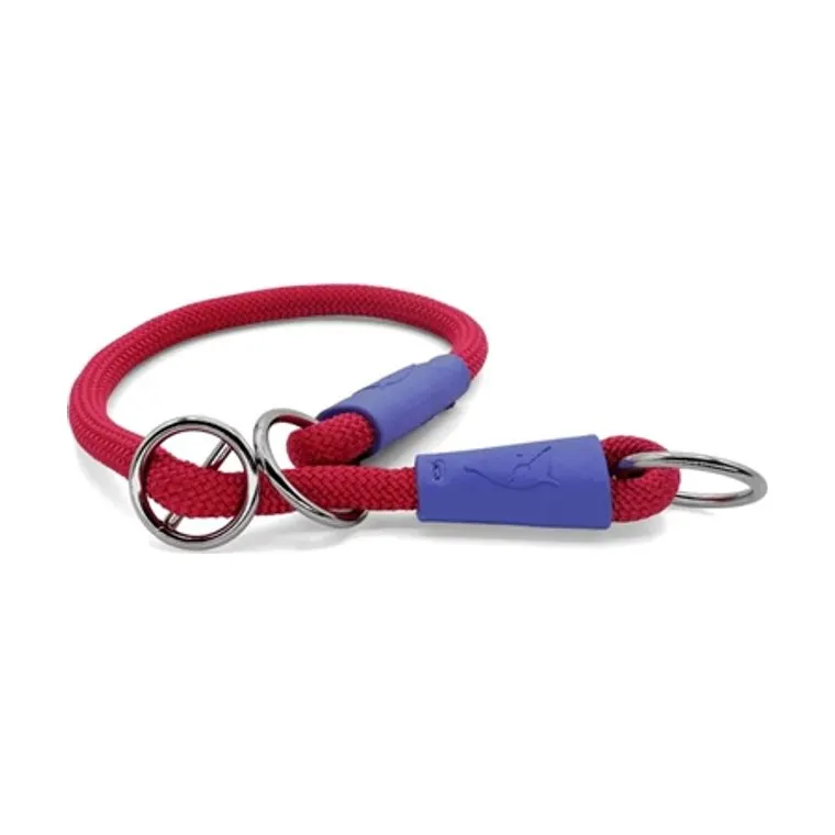 Morso halfslip hondenhalsband Regular Rope gerecycled Red Velvet, rood, 50 x 1 cm
